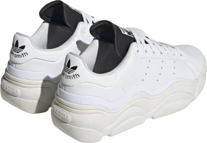 Adidas Leren sneakers met contrasterend detail Wit Dames