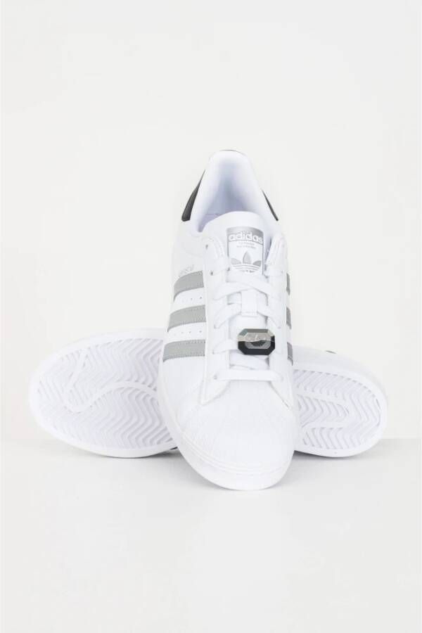 Adidas Parijse Charme Witte Superstar Sportschoenen Wit Dames