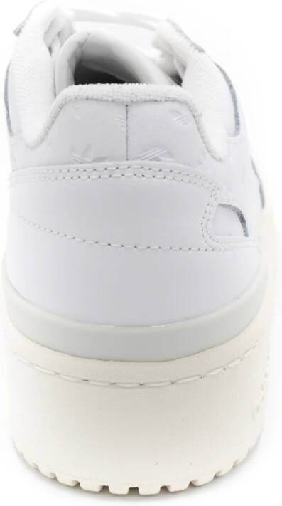 Adidas Witte Leren Sneakers Wit Dames
