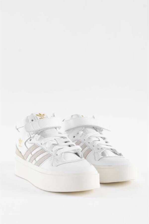 Adidas Chunky Sole Leren Sneakers Wit Dames