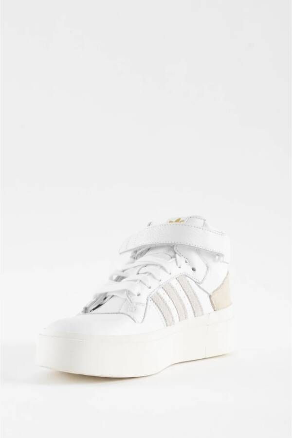 Adidas Chunky Sole Leren Sneakers Wit Dames