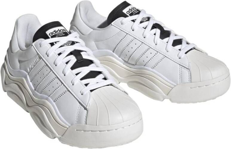 Adidas Stijlvolle Leren Sneakers voor Dames Wit Dames