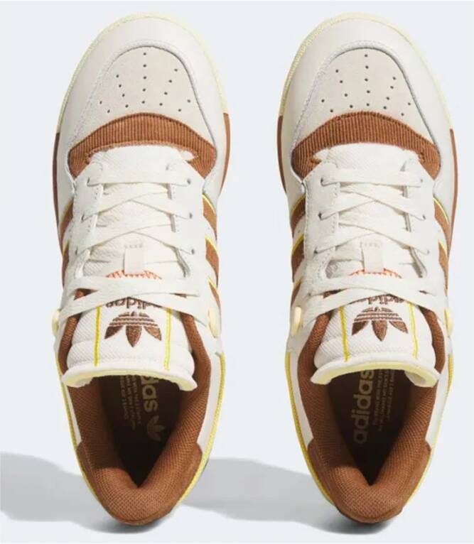 Adidas Witte Leren Rivarly Low 86 Sneakers Wit Heren