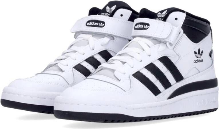 Adidas Forum Mid Basketbalschoenen Wit Heren