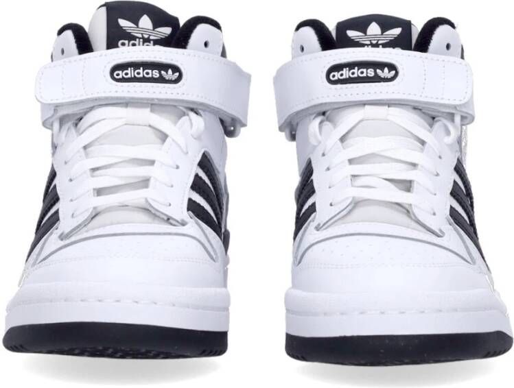 Adidas Forum Mid Basketbalschoenen Wit Heren