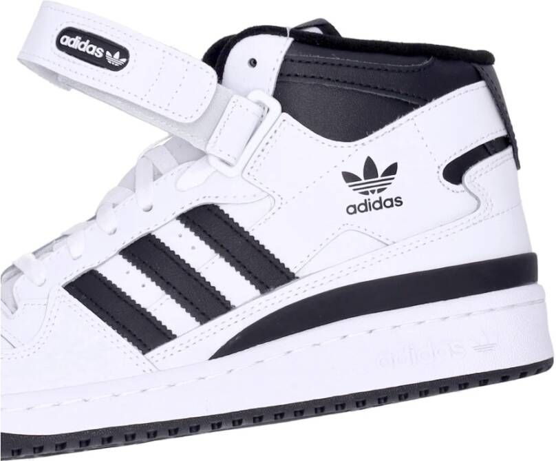 Adidas Forum Mid Basketbalschoenen Wit Heren