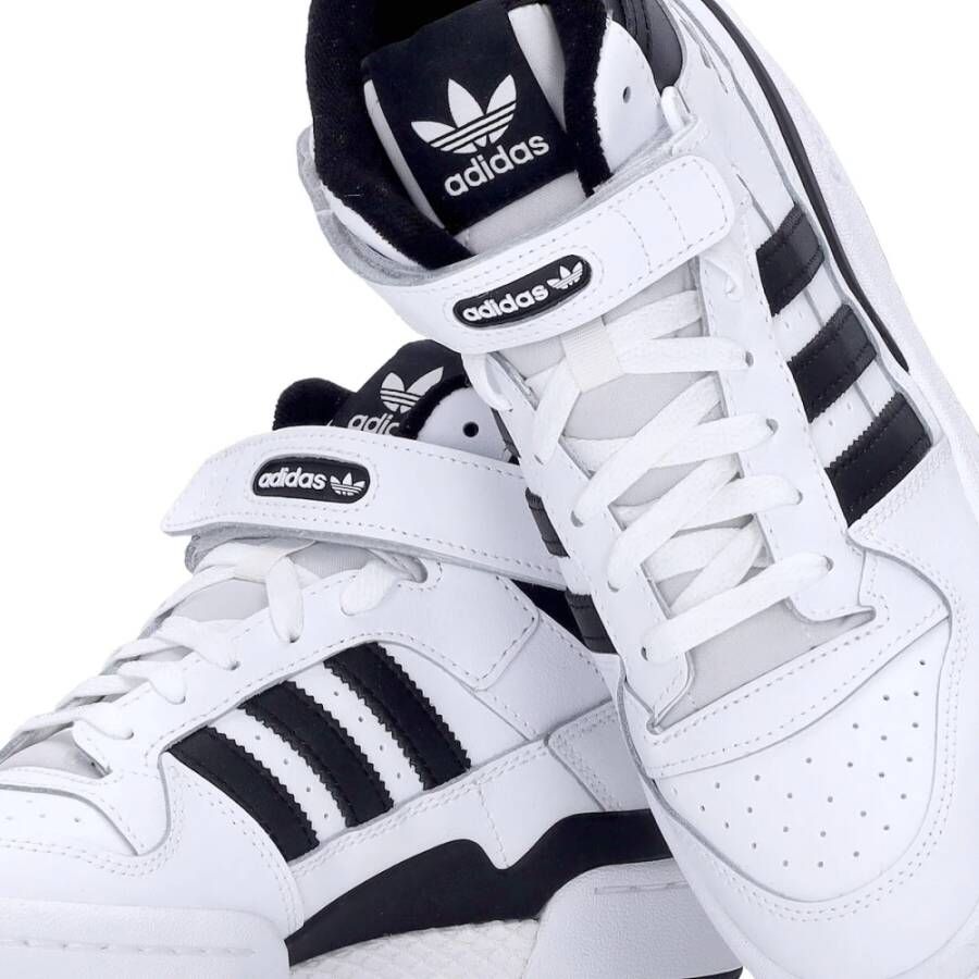 Adidas Forum Mid Basketbalschoenen Wit Heren