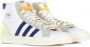 Adidas Profi Diagonale Streep Hoge Sneakers White Heren - Thumbnail 5