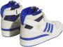 Adidas Hoge Basketbalschoen Wit Blauw Multicolor Heren - Thumbnail 10