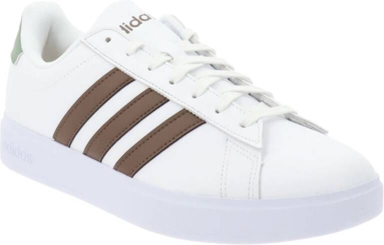 Adidas Stijlvolle Similpelle Sneakers Wit Heren