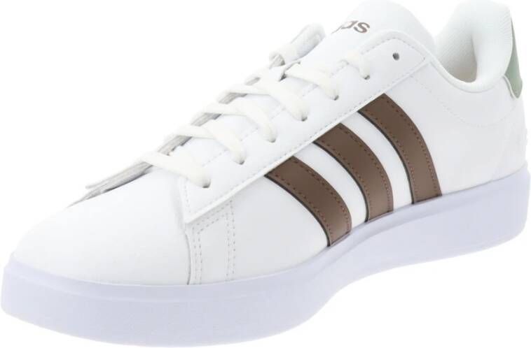 Adidas Stijlvolle Similpelle Sneakers Wit Heren