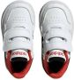 Adidas Sportswear Hoops 3.0 sneakers wit zwart rood Imitatieleer 23 1 2 - Thumbnail 5