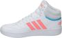 Adidas hoops mid 3.0 sneakers wit roze kinderen - Thumbnail 6