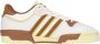 Adidas Lage Leren Sneaker met Iconische Strepen White Heren - Thumbnail 13