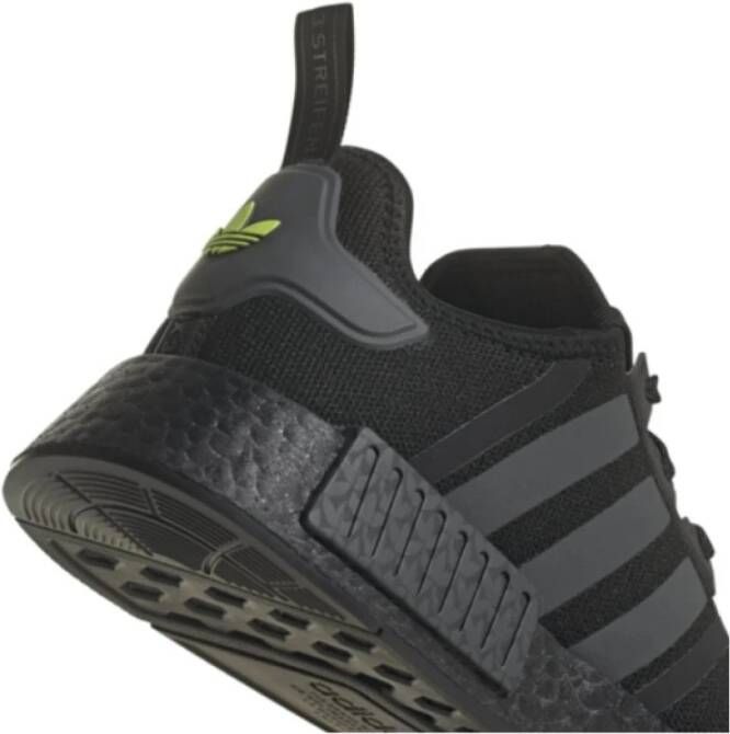 Adidas Nylon Sneakers voor Heren Gy7367 NMD R1 Zwart Heren