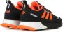 Adidas Originals ZX 1K Boost Schoenen Core Black Solar Orange Silver Metallic Dames - Thumbnail 12