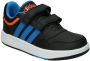 Adidas hoops 3.0 cf sneakers zwart oranje kinderen - Thumbnail 8