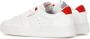 Adidas Stijlvolle lage schoen in Cloud White Scarlet Zwart White Dames - Thumbnail 9