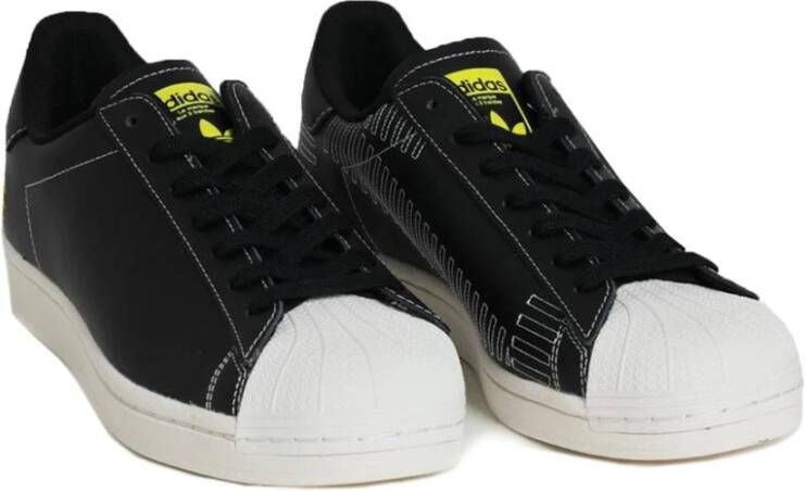 Adidas Stijlvolle Unisex Leren Sneakers Model H04796 Black Dames