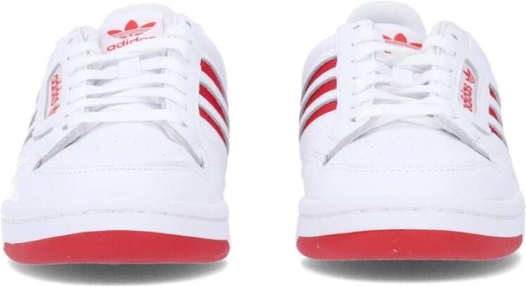 Adidas Strepen Lage Sneaker Cloud White Rood Grijs White Heren