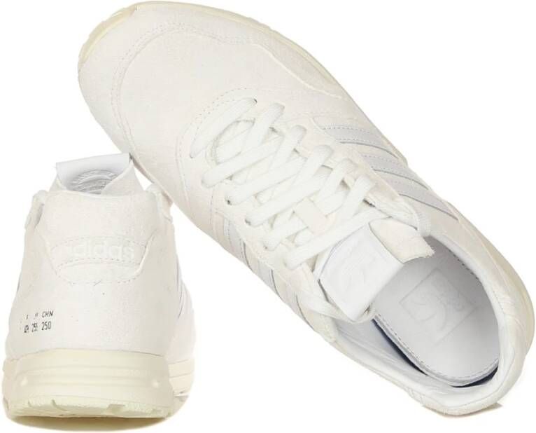 Adidas Suède Lage Sneakers met Rubberen Zool White Heren