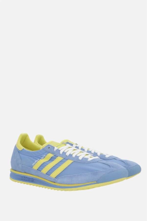 Adidas Suede Low-Top Sneakers met 3-Stripes Blue Dames