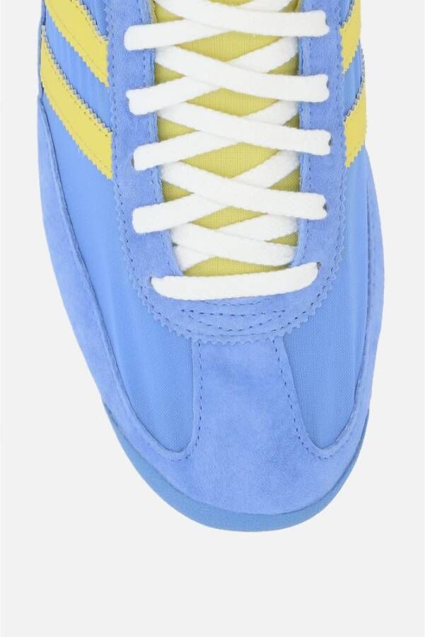Adidas Suede Low-Top Sneakers met 3-Stripes Blue Dames