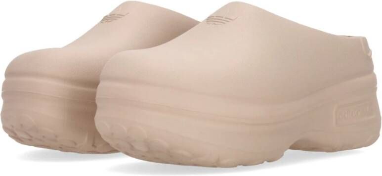 Adidas Taupe Women Mule Wonder Slip-On Schoenen Beige Dames