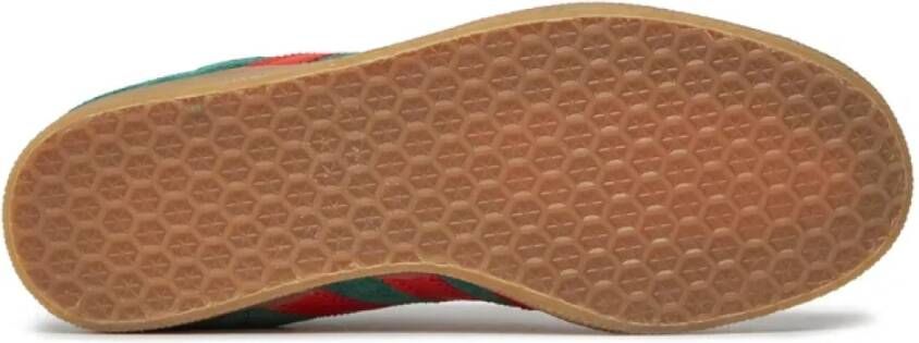 Adidas Vintage Gazelle Sneakers Groen Rood Gum Green Heren