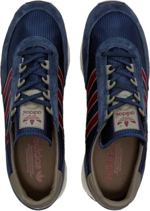 Adidas Vintage Glenbuck Navy Burgundy Sneakers Blue Heren