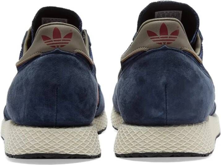 Adidas Vintage Glenbuck Navy Burgundy Sneakers Blue Heren
