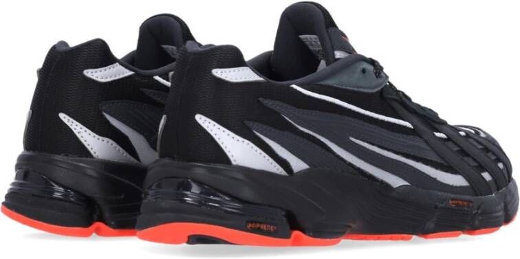 Adidas Vlammen effect lage schoen met strepen Black Heren