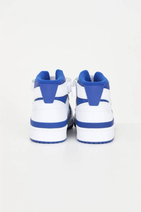 Adidas Witte en Blauwe Sportschoenen voor Heren Wit Heren