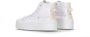 Adidas Witte High-Top Sneaker met Bloemenborduursel White Dames - Thumbnail 4