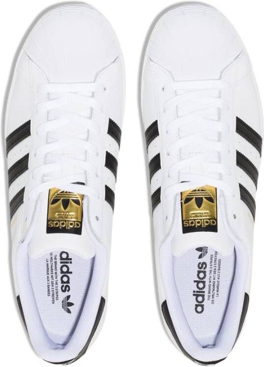 Adidas Witte lage leren sneakers White Heren