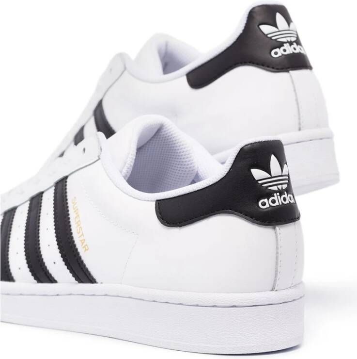 Adidas Witte lage leren sneakers White Heren