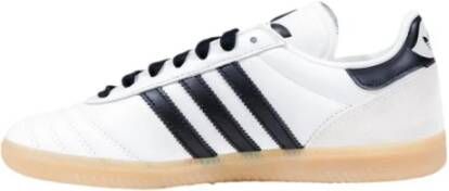 Adidas Witte Slip-On Faux Leren Sneakers