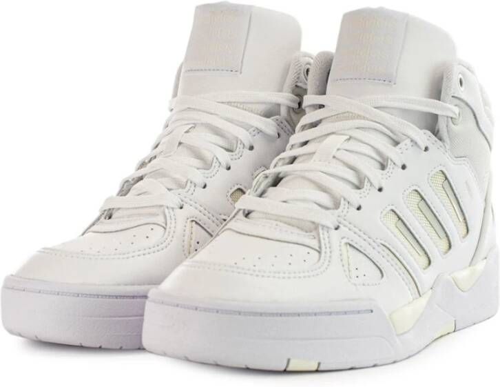 Adidas Witte Street Sneakers Geïnspireerd door Basketbal Wit Heren