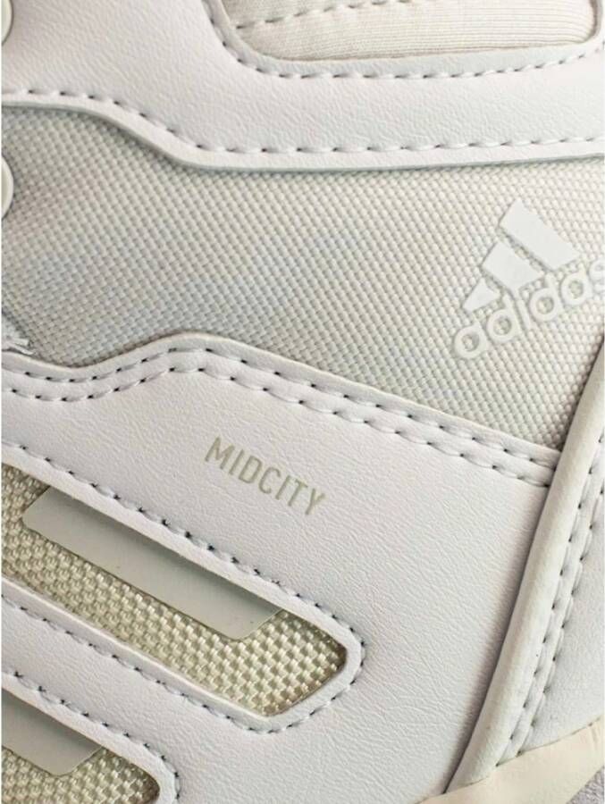 Adidas Witte Street Sneakers Geïnspireerd door Basketbal Wit Heren