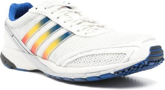Adidas Witte Veterschoenen met Handtekening Strepen