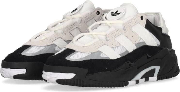 Adidas Wolk Lage Sneaker Zwart Zilver White Heren