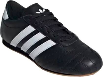 Adidas Zachte leren veterschoenen Black Dames