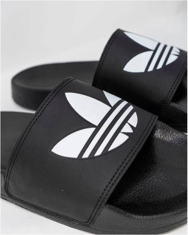 Adidas Zwarte Polyester Heren Sandalen Lente Zomer Collectie