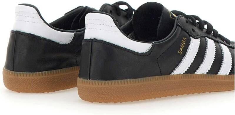 Adidas Zwarte Samba Decon Sneakers met Witte Details Black Heren