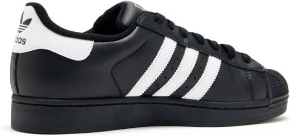 Adidas Zwarte Sneakers met 3-Stripes