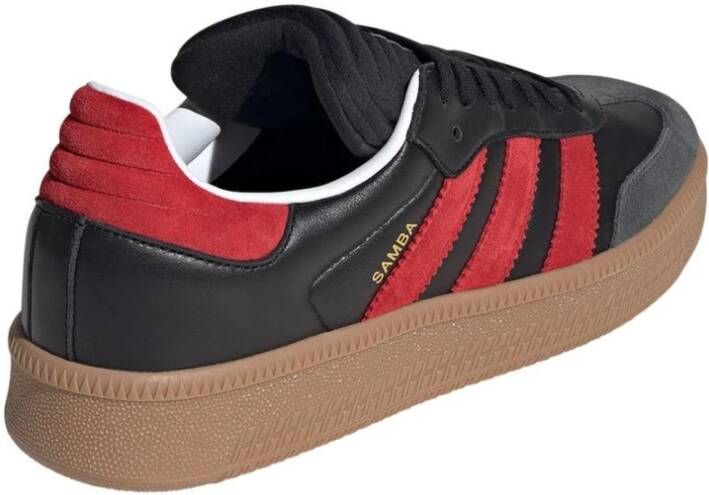 Adidas ZwartRood Atletische Sneakers voor Mannen Black Heren