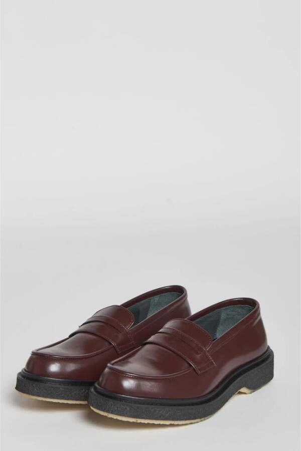 Adieu Paris Bordeaux Leren Moccasin Schoenen