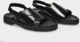 Adieu Paris Type 140 sandalen in zwart leer Zwart Heren - Thumbnail 2