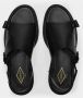 Adieu Paris Type 140 sandalen in zwart leer Zwart Heren - Thumbnail 3