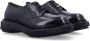 Adieu Paris Gepoetste Leren Derby Schoenen Black Heren - Thumbnail 2